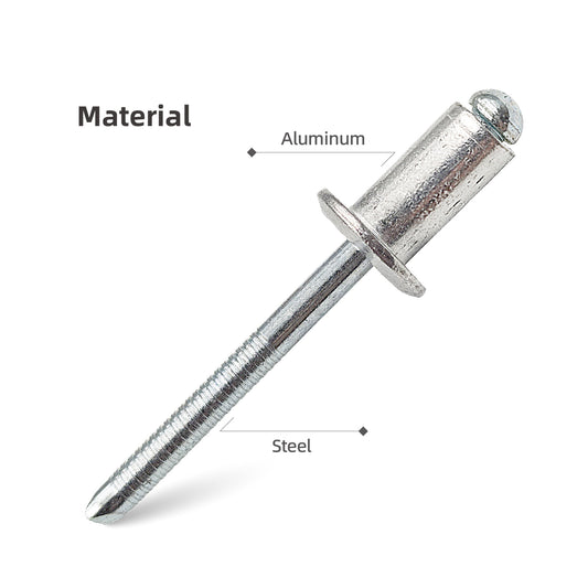 5/16 "(0.31in, 8mm) Diameter Aluminum Blind Rivets