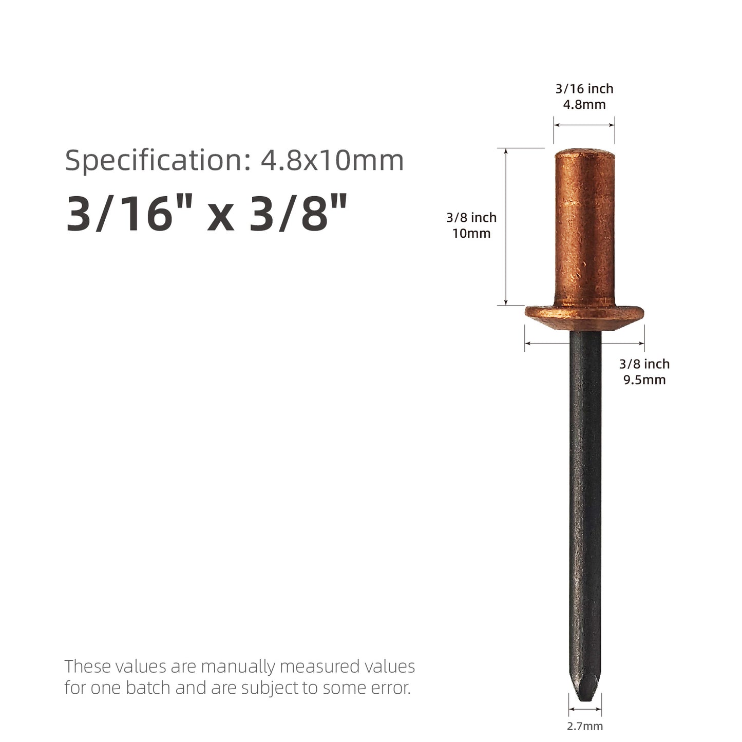 Closed End Dome-Head Blind Rivets, Sealed Blind Rivets