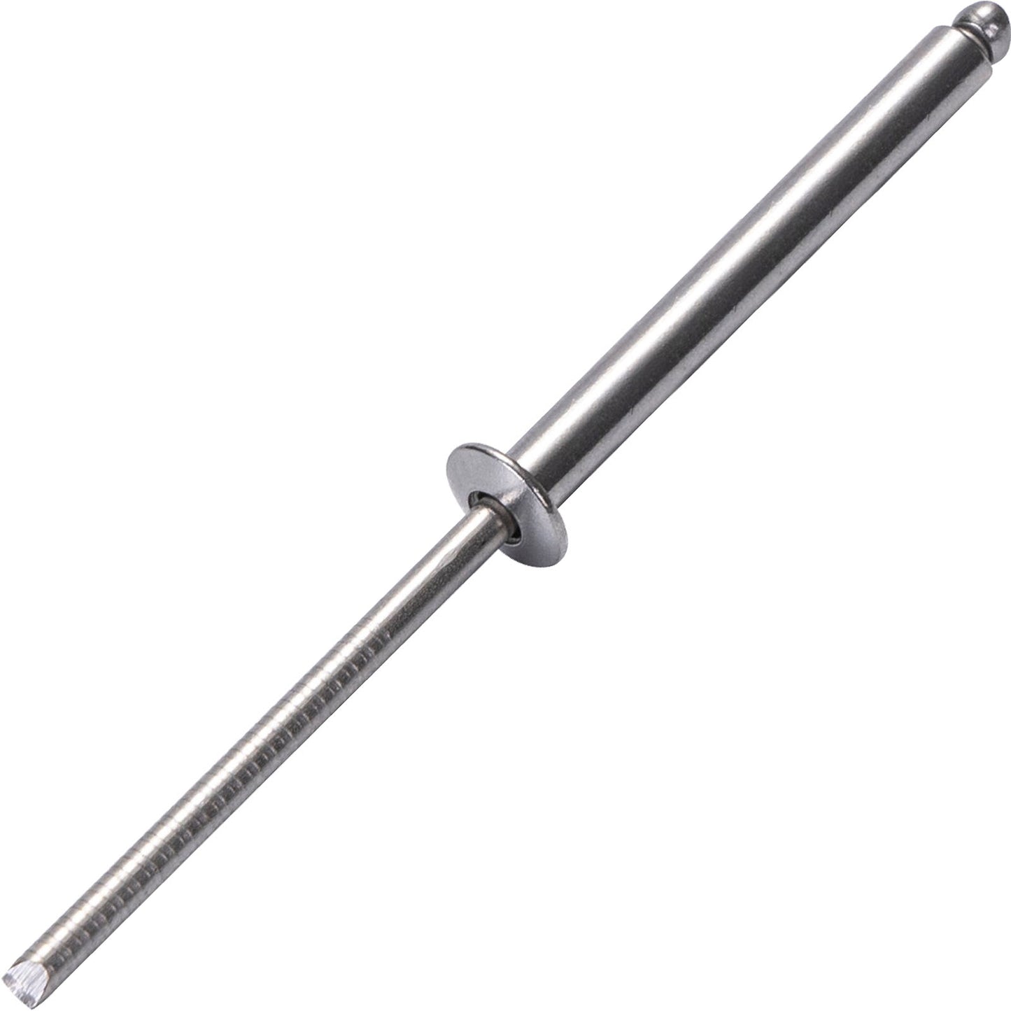 Stainless Steel Extra Long Blind Rivets, Long-Shaft Split Rivets, Extended Length, Corrosion-Resistant, Tensile & Shear Strength High