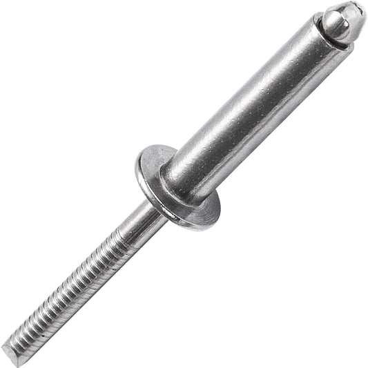 Extra Long Blind Rivets 1/4" (6.4mm) Diameter,Stainless Steel