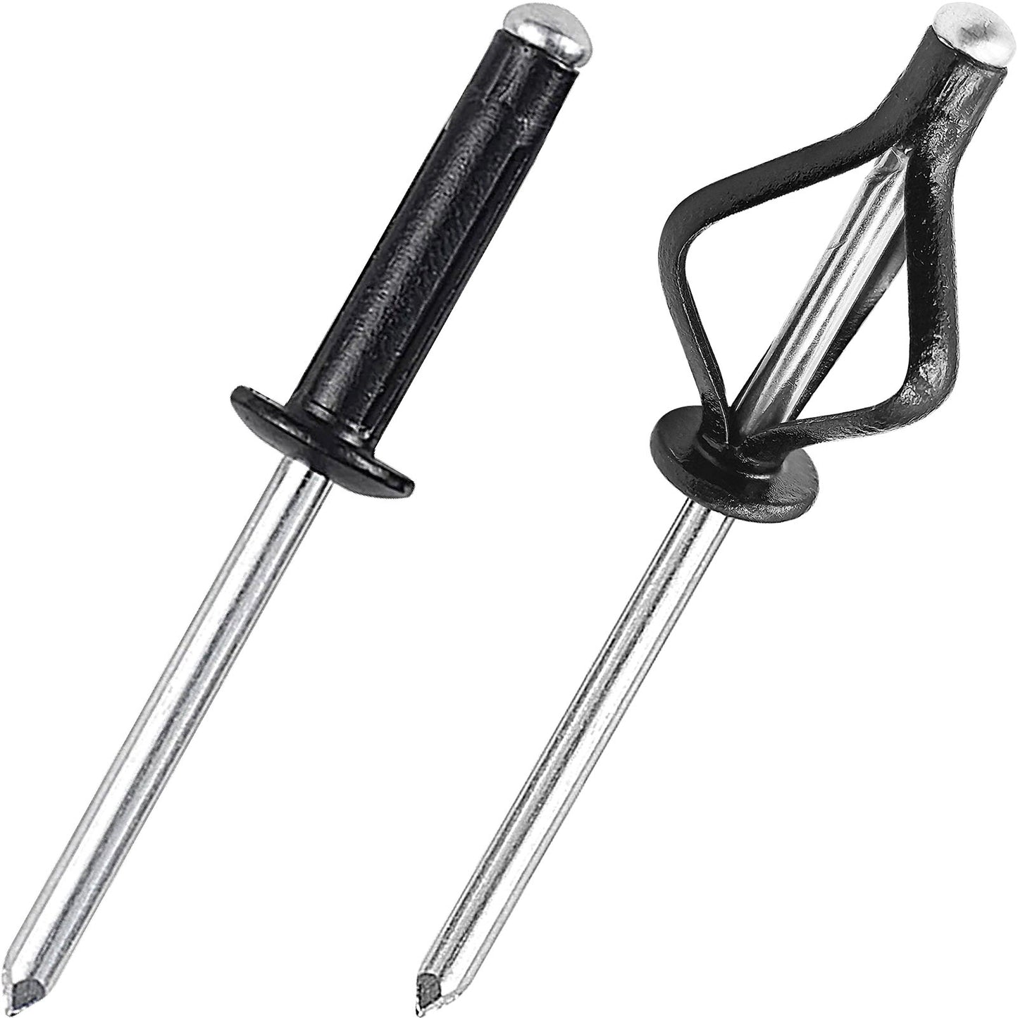 Tri-Fold Aluminum Blind Rivets,Tri Grip Exploding Assortment Bulb Style Pop Rivets for Automotive, Soft or Plastic Materials