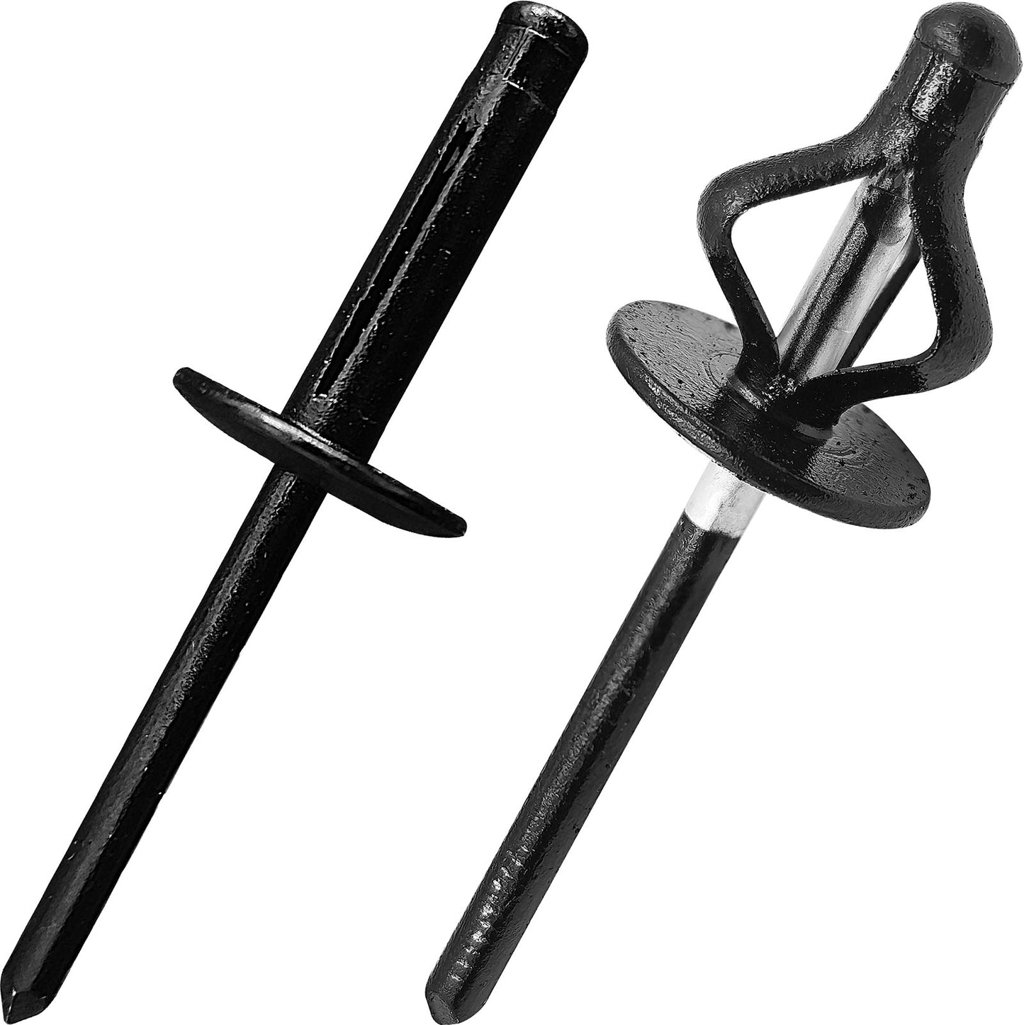 Tri-Fold Aluminum Blind Rivets,Tri Grip Exploding Assortment Bulb Style Pop Rivets for Automotive, Soft or Plastic Materials